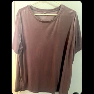 Velour material pink color soft